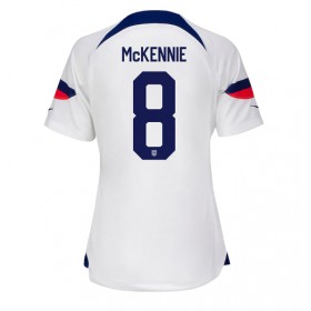 Jalkapallo Pelipaidat/Peliasut Yhdysvallat Weston McKennie 8 Naisten Kotipelipaita Mm-Kisat 2022